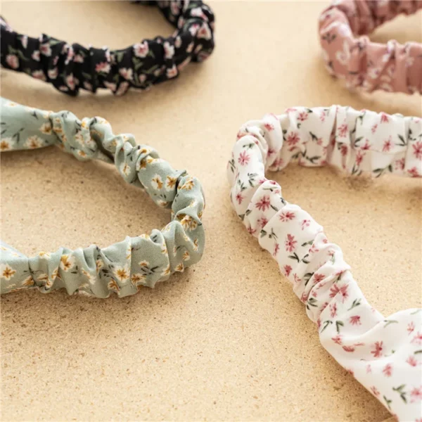 Summer Vintage Print Flower Beach Bandana Hair Scarf - Image 57