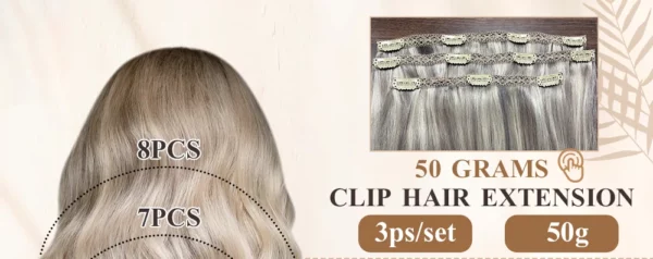 Clip In Human Hair Extensions - Image 9