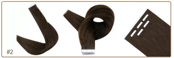 Blonde Tape in Human Hair Extensions - Image 28