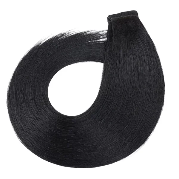 Ponytail Remy Straight European Horse Tail Clip in Extensions - Image 22