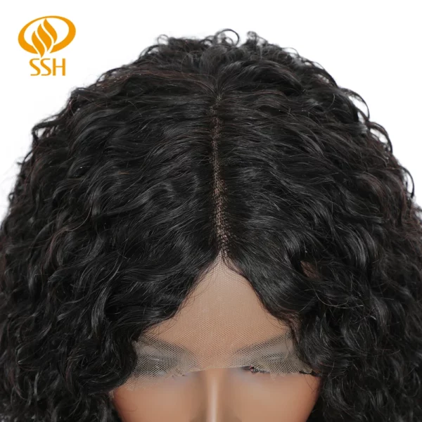 Brazilian T Part Lace Part Bob Wigs - Image 14