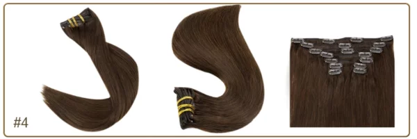 Clip In Human Hair Extensions - Image 23