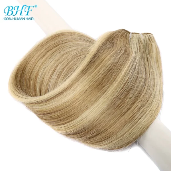 100% Human Hair Weaves Straight European Remy Human Hair Extensions - Image 7