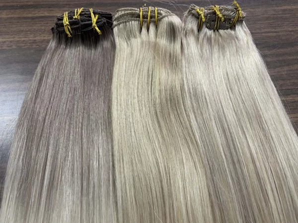 Clip In Hair Extensions Double Weft Straight - Image 36