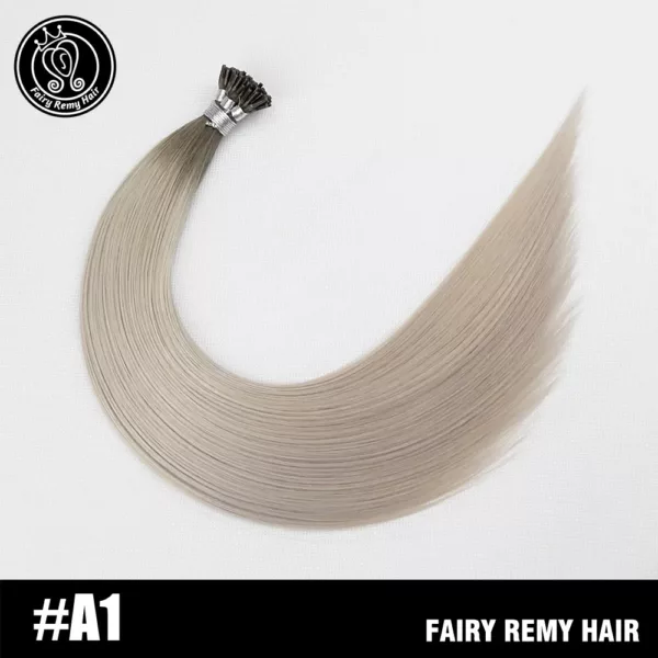 Platinum Blonde Remy U-Tip Extensions - Image 9