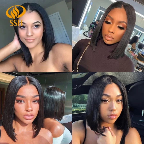 Brazilian Bob Lace Frontal Wig - Image 20