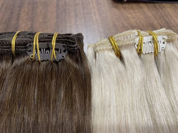 Clip In Hair Extensions Double Weft Straight - Image 38