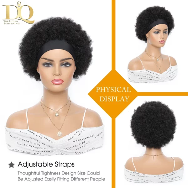 Afro Headband Kinky Wigs - Image 4