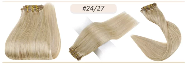 Clip In Hair Extensions Double Weft Straight - Image 71