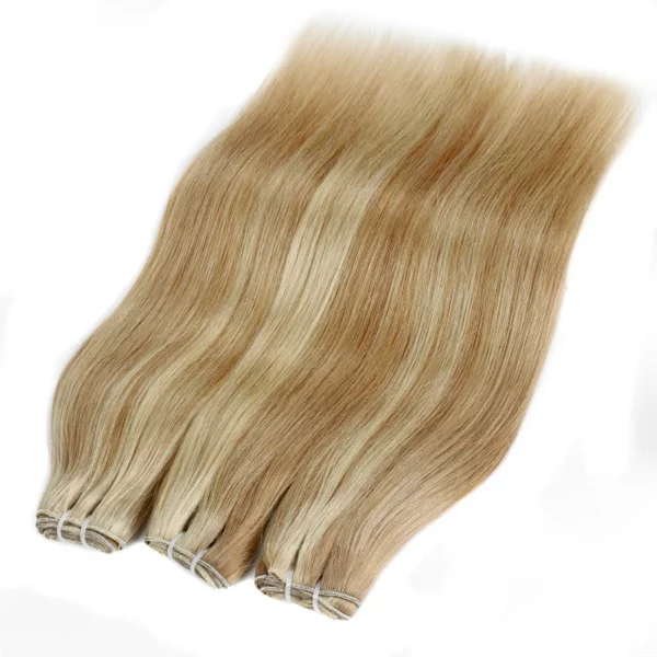 100% Human Hair Weaves Straight European Remy Human Hair Extensions - Image 23