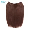 Fish Line Wire Human Hair Straight European Remy - Image 9