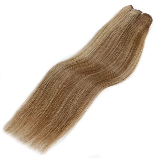 100% Human Hair Weaves Straight European Remy Human Hair Extensions - Image 15