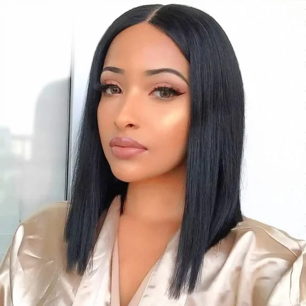 Brazilian Bob Lace Frontal Wig - Image 16