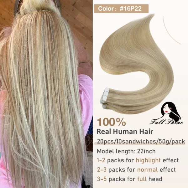 Tape In Human Hair Extensions - Image 12