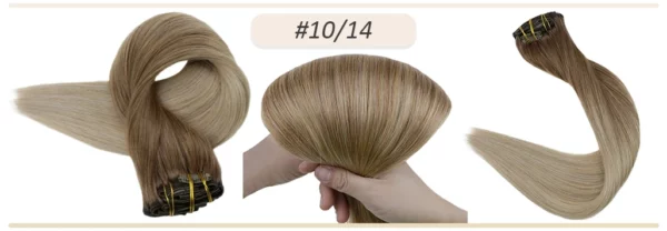 Clip In Hair Extensions Double Weft Straight - Image 61