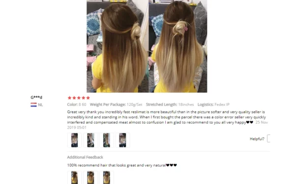 Clip In Human Hair Extensions - Image 33