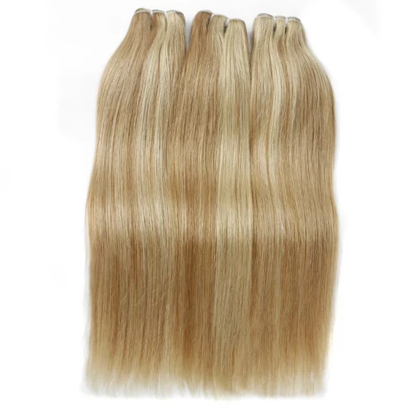 100% Human Hair Weaves Straight European Remy Human Hair Extensions - Image 21