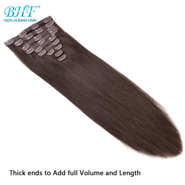 Blonde Clip in Human Hair Extensions - Image 19