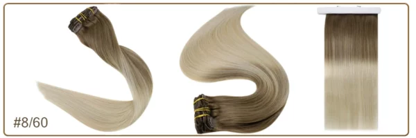 Clip In Human Hair Extensions - Image 26