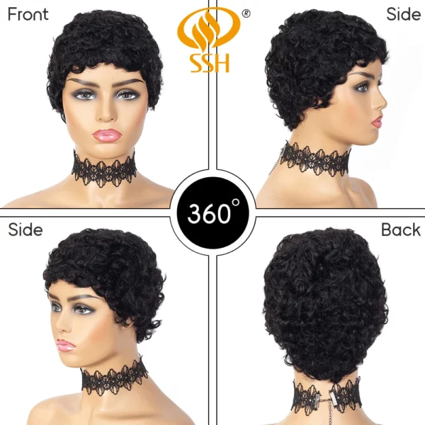 Brazilian Afro Curly Pixie Wig - Image 5