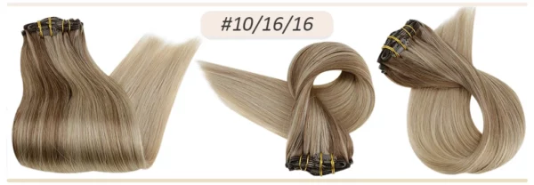 Clip In Hair Extensions Double Weft Straight - Image 62