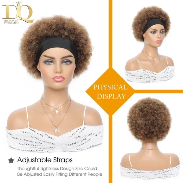 Afro Headband Kinky Wigs - Image 2