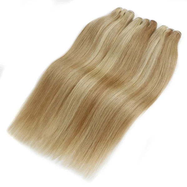 100% Human Hair Weaves Straight European Remy Human Hair Extensions - Image 20