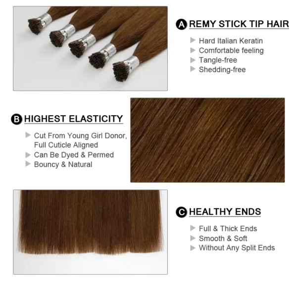 Platinum Blonde Remy U-Tip Extensions - Image 49