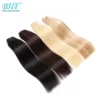 Fish Line Wire Human Hair Straight European Remy - Image 5