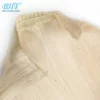 Fish Line Wire Human Hair Straight European Remy - Image 20