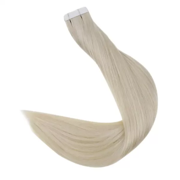 Blonde Tape in Human Hair Extensions - Image 16
