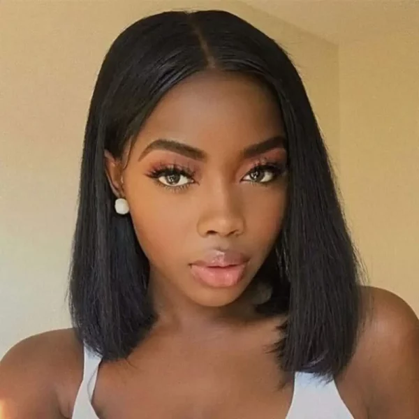 Brazilian Bob Lace Frontal Wig - Image 15