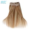 Fish Line Wire Human Hair Straight European Remy - Image 27