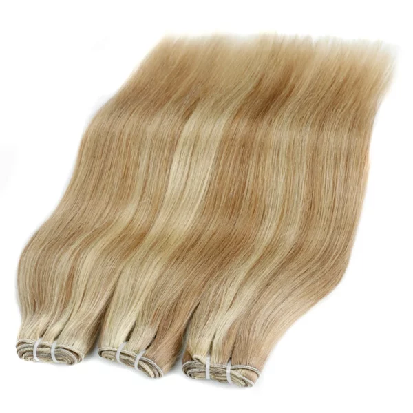 100% Human Hair Weaves Straight European Remy Human Hair Extensions - Image 22