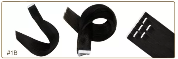 Blonde Tape in Human Hair Extensions - Image 27