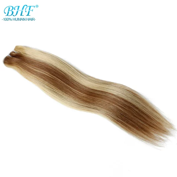 100% Human Hair Weaves Straight European Remy Human Hair Extensions - Image 11