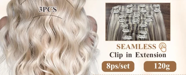 Clip In Human Hair Extensions - Image 10