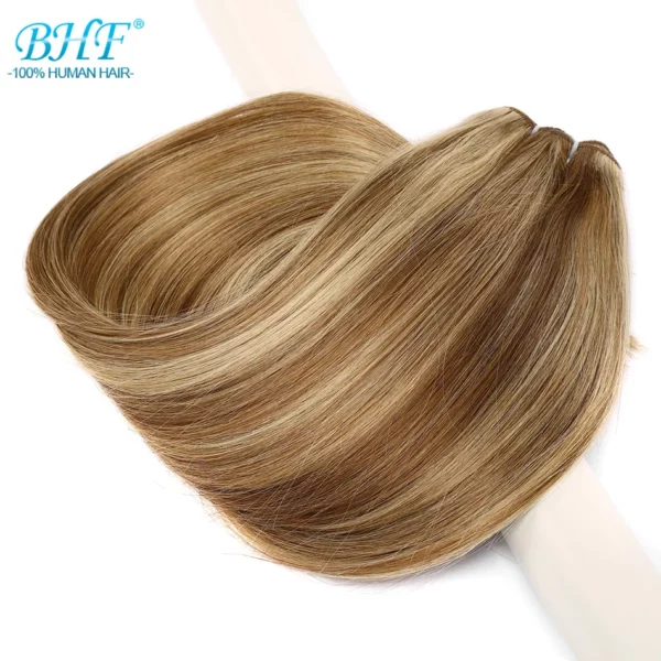 100% Human Hair Weaves Straight European Remy Human Hair Extensions - Image 9