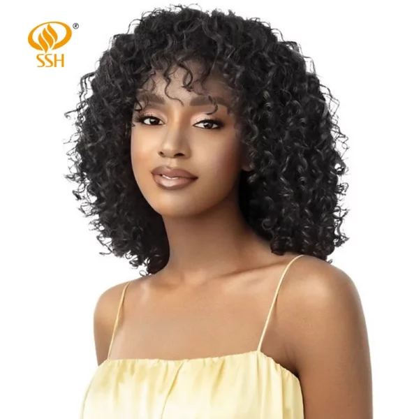 Short Curly Wigs Brazilian Remy - Image 11