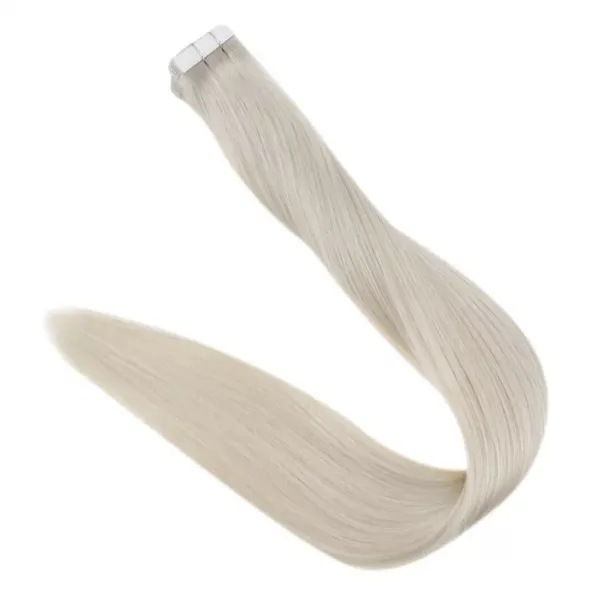Blonde Tape in Human Hair Extensions - Image 15