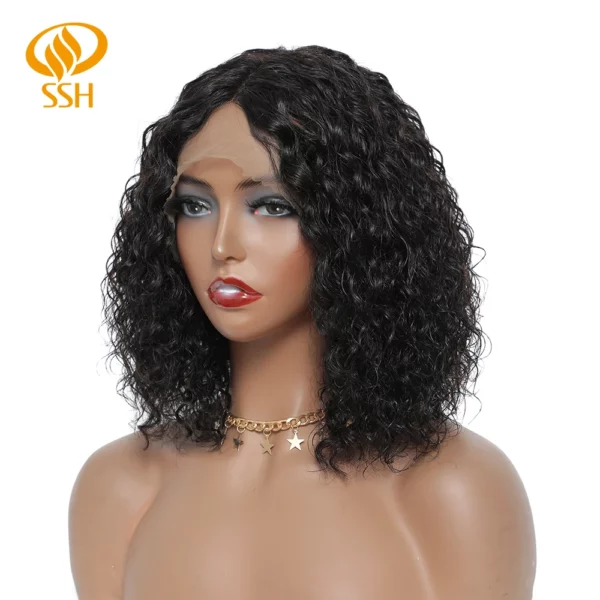 Brazilian T Part Lace Part Bob Wigs - Image 13