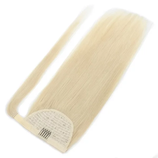 Ponytail Remy Straight European Horse Tail Clip in Extensions - Image 8