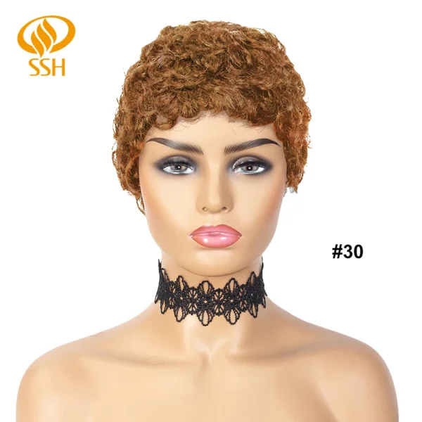 Brazilian Afro Curly Pixie Wig - Image 21