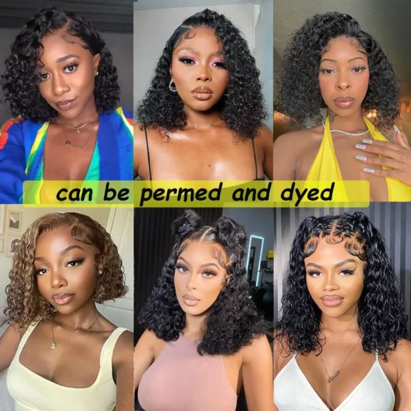 Glueless Human Hair Bob Wigs - Image 5