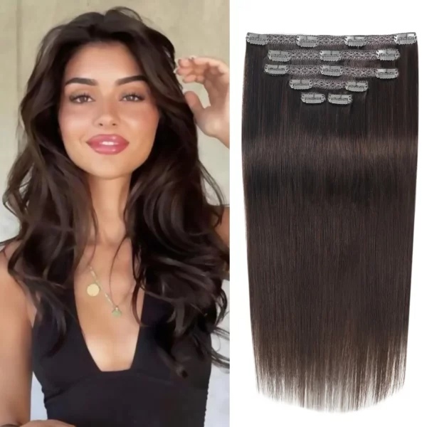 Clip in Hair Extensions Straight Hairpiece