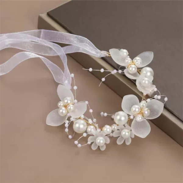 Children's Headwear Elegant Flower Wreath Fairy Crown Tiara - Image 29