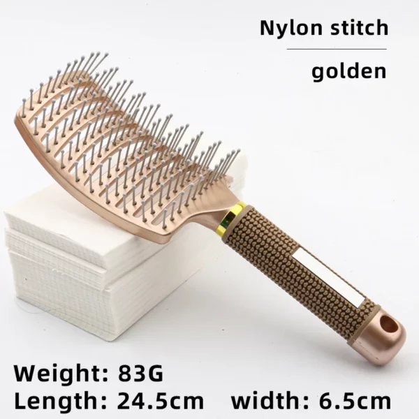 Bristle Nylon Hairbrush - Image 12