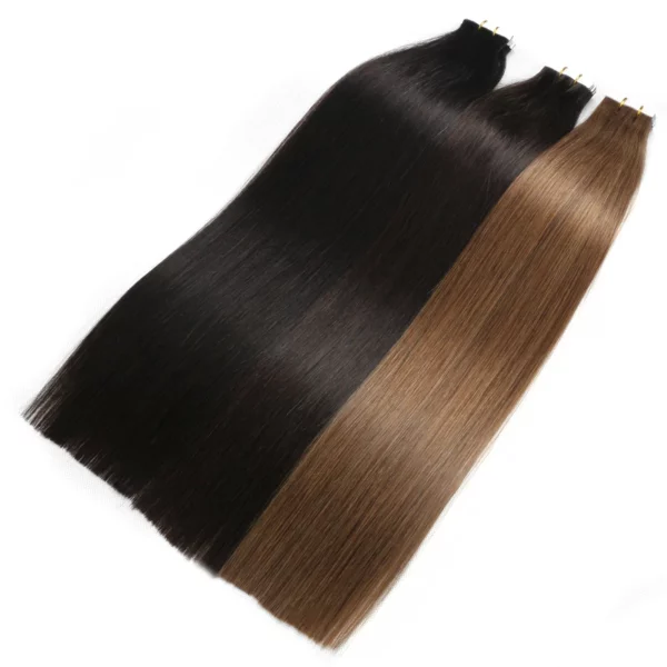 Tape In Hair Extensions Straight Remy 100% - Image 3