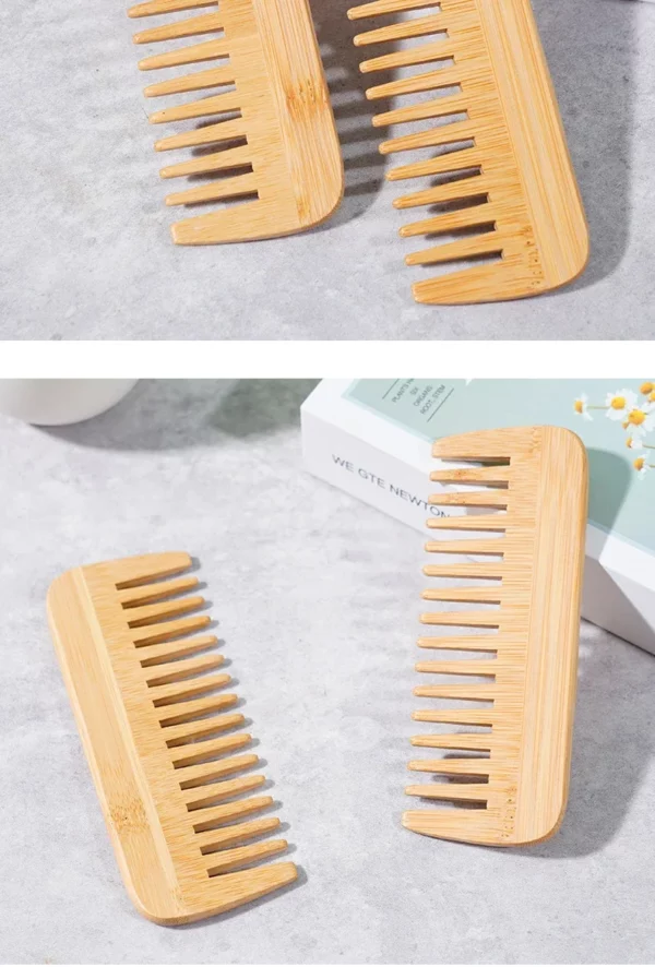 Wide Tooth Comb Hair Brushes - Image 15