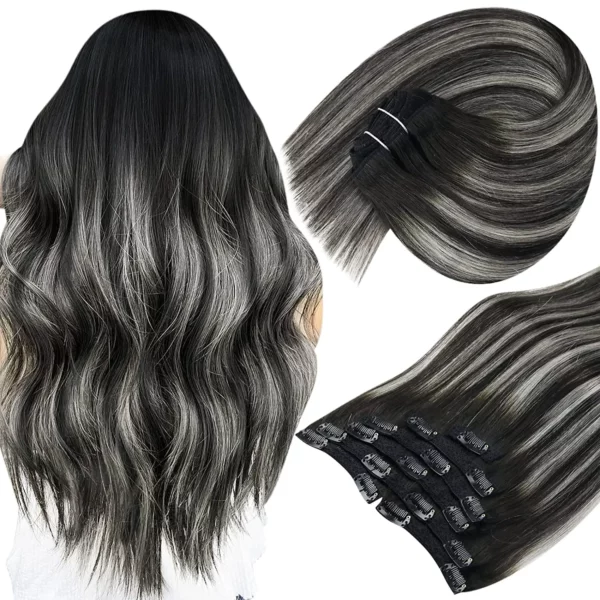Clip In Hair Extensions Double Weft Straight